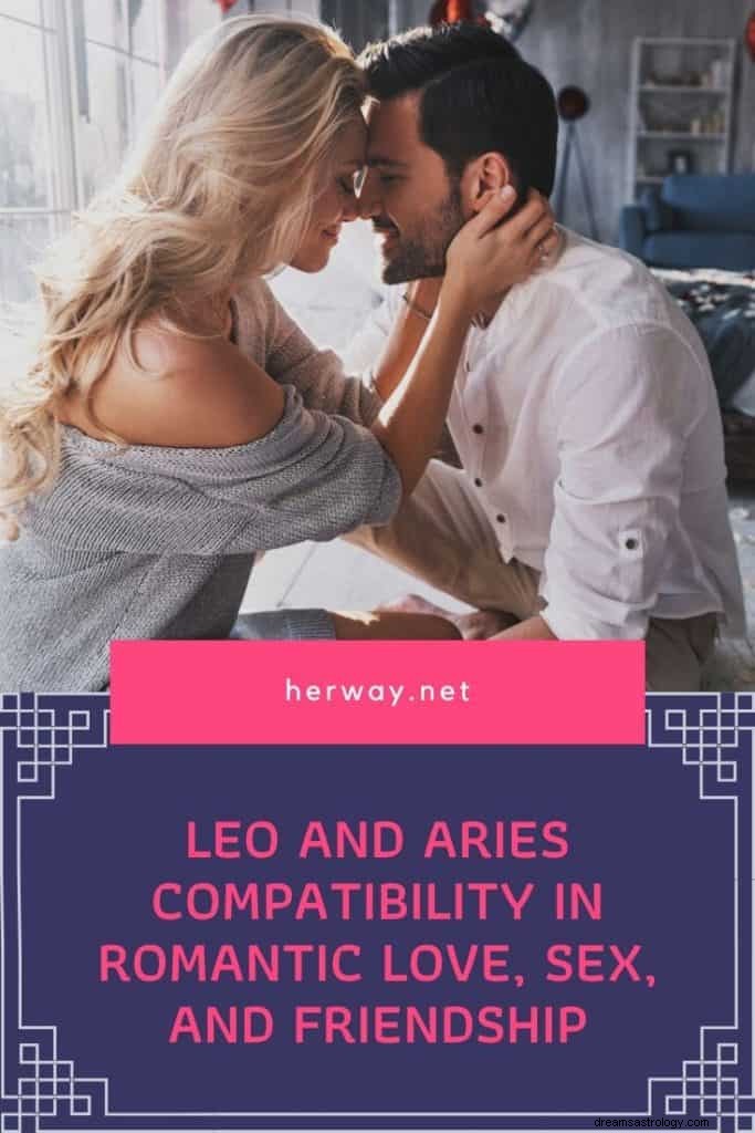 Compatibilidade de Leão e Áries no amor romântico, sexo e amizade