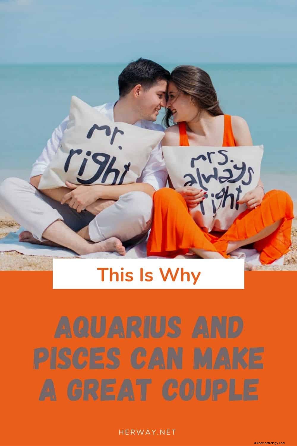 Esta es la razón por la que Acuario y Piscis pueden hacer una gran pareja