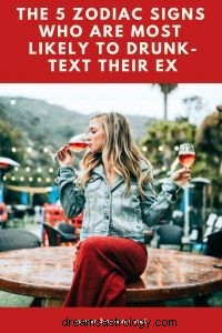 De 5 stjärntecknen som mest sannolikt kommer att sms:a berusad till sitt ex