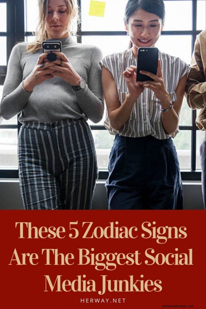Estos 5 signos del zodiaco son los mayores adictos a las redes sociales