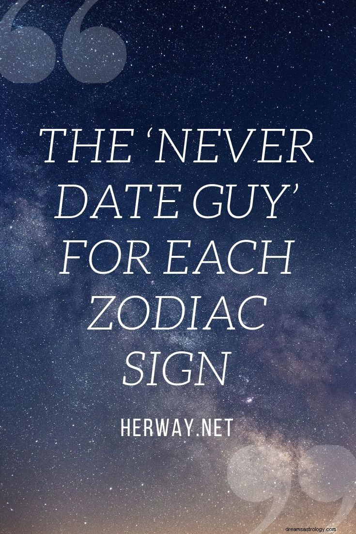 Den  Never Date Guy  for hvert stjernetegn