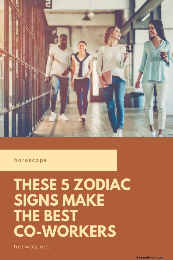 Estos 5 signos del zodiaco son los mejores compañeros de trabajo