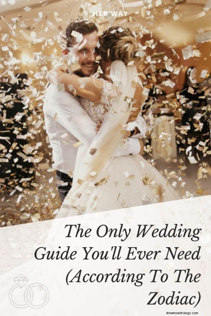 La única guía de bodas que necesitará (según el zodiaco)