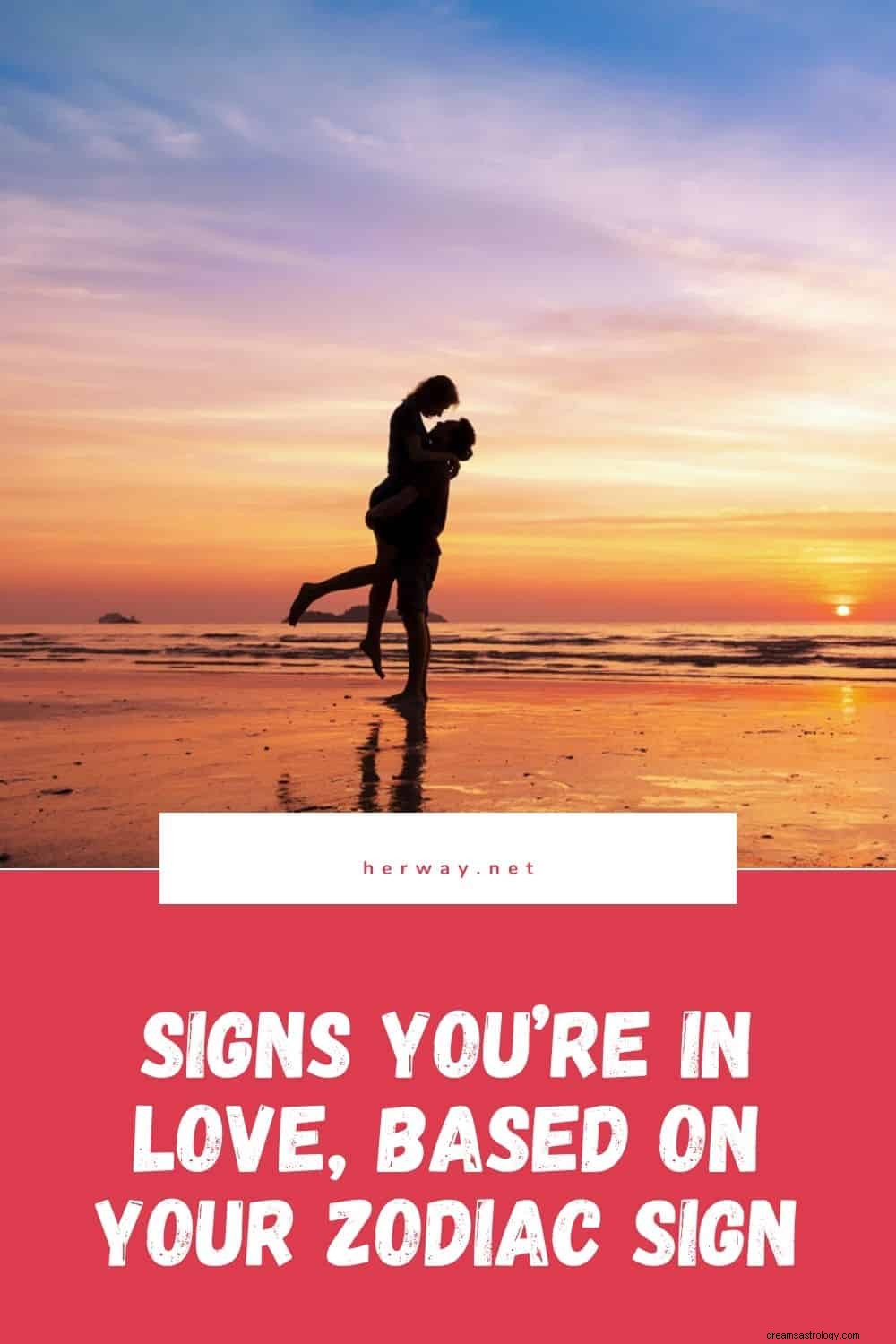 Señales de que estás enamorado, según tu signo zodiacal