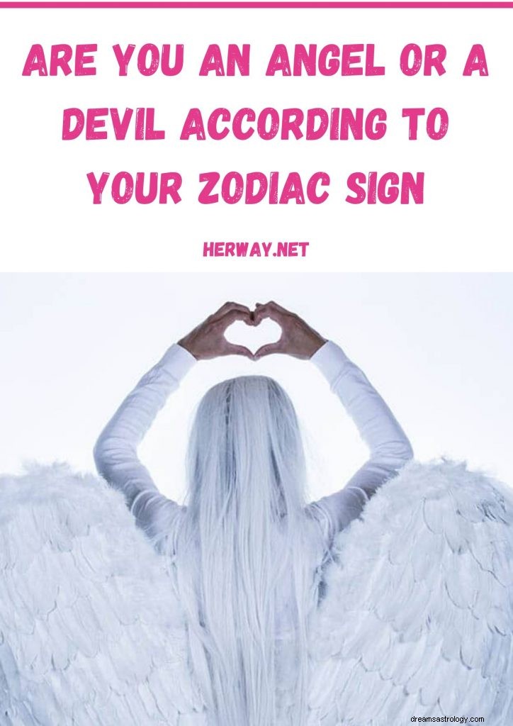 ¿Eres un ángel o un demonio según tu signo zodiacal?