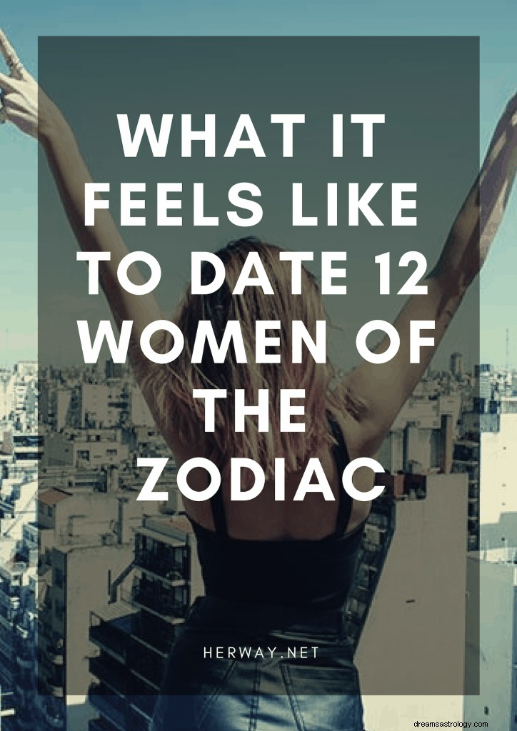 ゾディアックの 12 人の女性とデートする気分