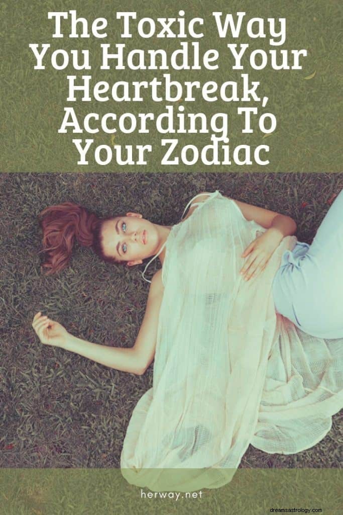 Det giftiga sättet du hanterar ditt hjärtsorg, enligt din zodiac