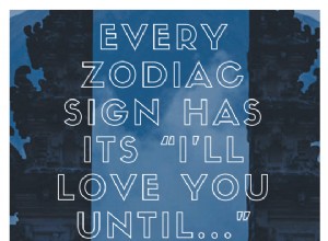Cada signo zodiacal tiene su  Te amaré hasta...  ¿Cuál es el tuyo?