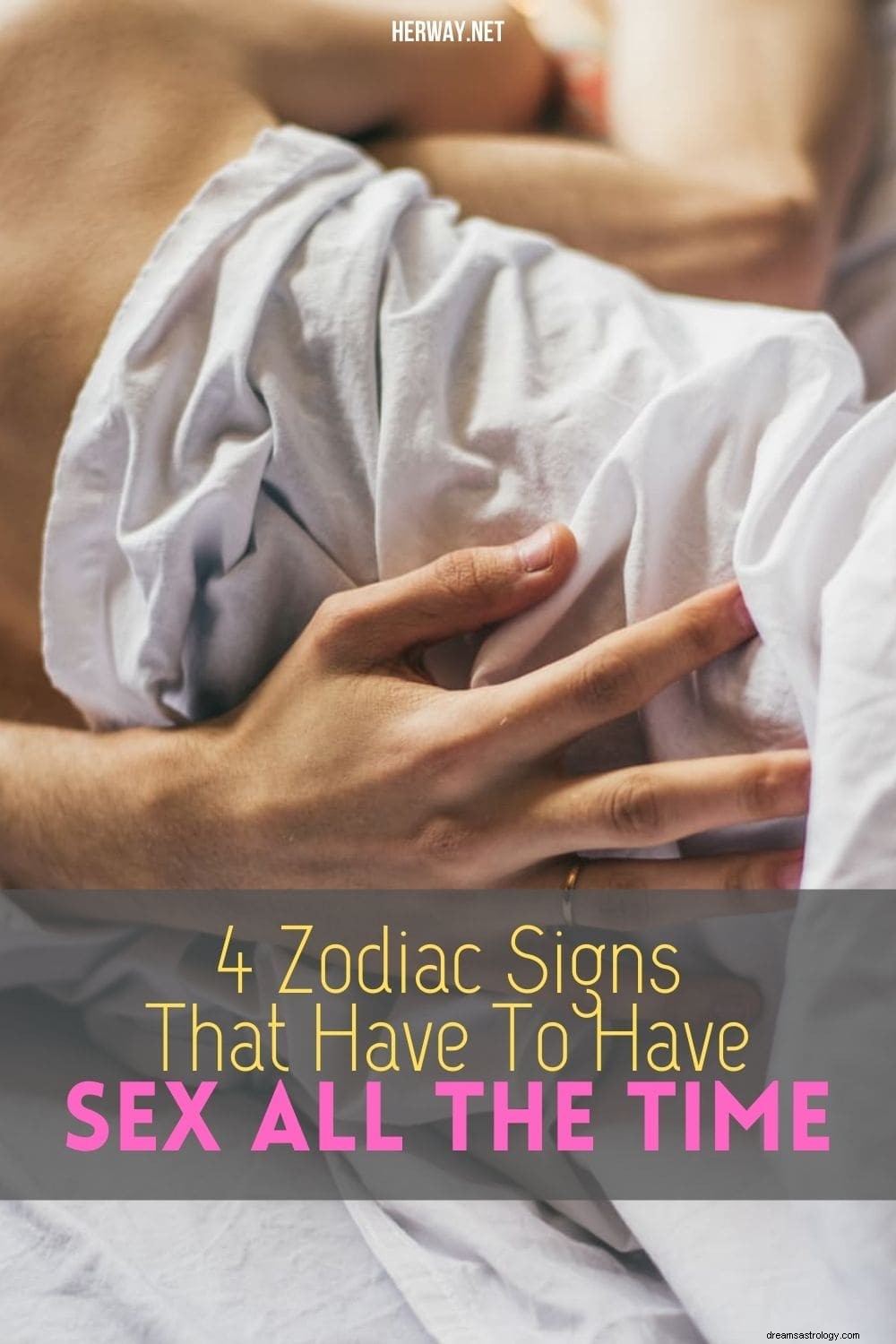 4 signes du zodiaque qui doivent avoir des relations sexuelles tout le temps