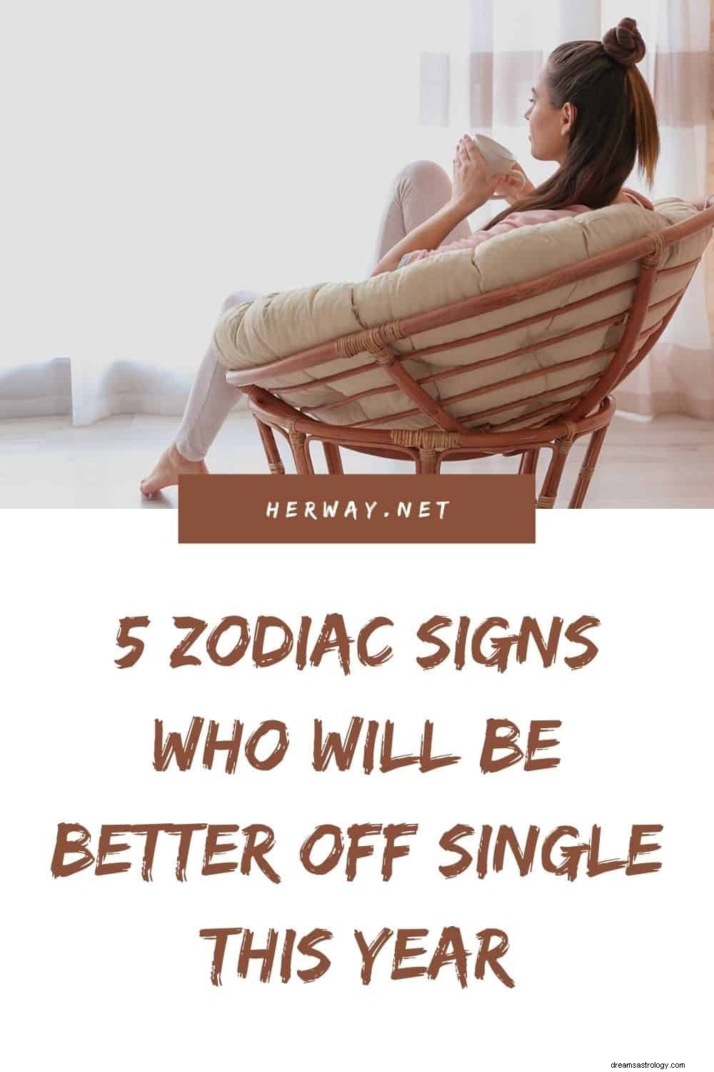 5 segni zodiacali che staranno meglio da single quest anno