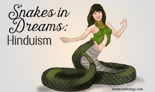 Mordida de cobra verde no sonho Significado:mitologia hindu e islâmica