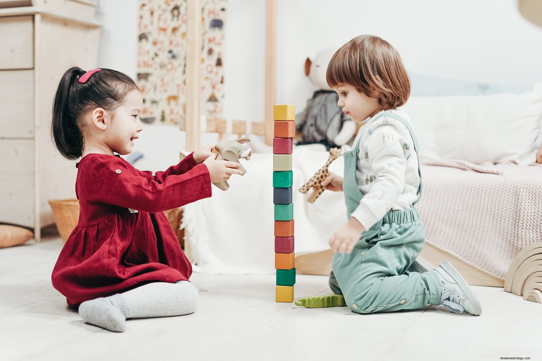 Vendo a menina no sonho:interpretação dos sonhos da menina