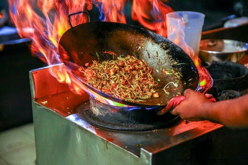 Biblisk mening med att laga mat i drömmen:laga ris eller chapati