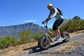 Conducir un vehículo de dos ruedas en soñar con significado:andar en motocicleta-bicicleta