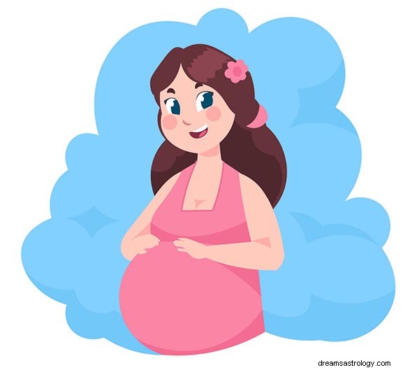 Drømme om graviditet:Hvad betyder og symbolik