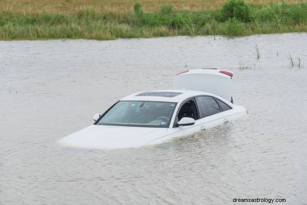 Significado de sonhar com afogamento de carro