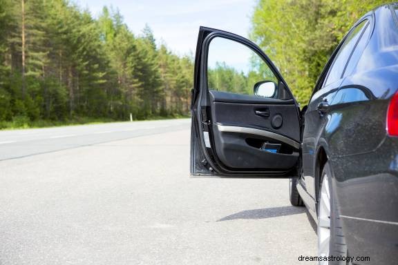 Träume davon, dass die Autotür herunterfällt, was bedeutet