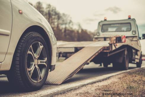 Droom over gesleepte auto Betekenis