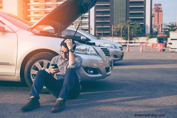 Significado de sonhar com carro caindo aos pedaços