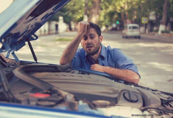 Drøm om, at bilen ikke stopper Betydning