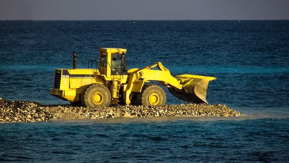 För att drömma om en bulldozer eller grävmaskin, grävare