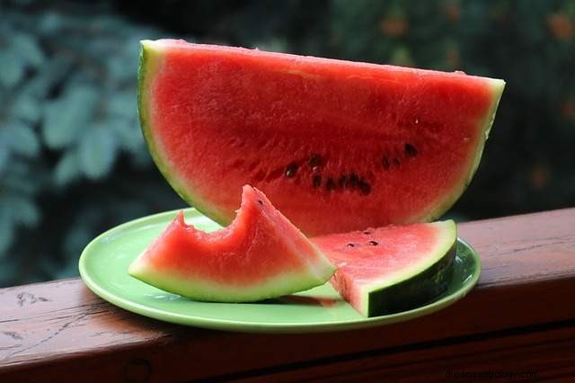 Einen Traum von einer Wassermelone haben