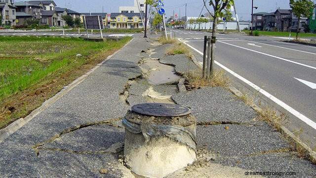 地震の夢を見る