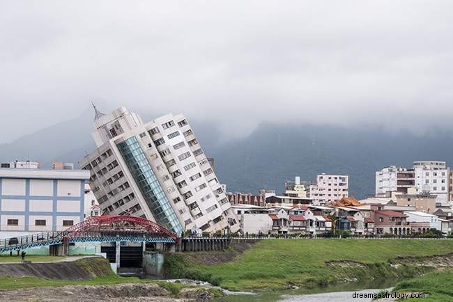 Sonhe com um terremoto