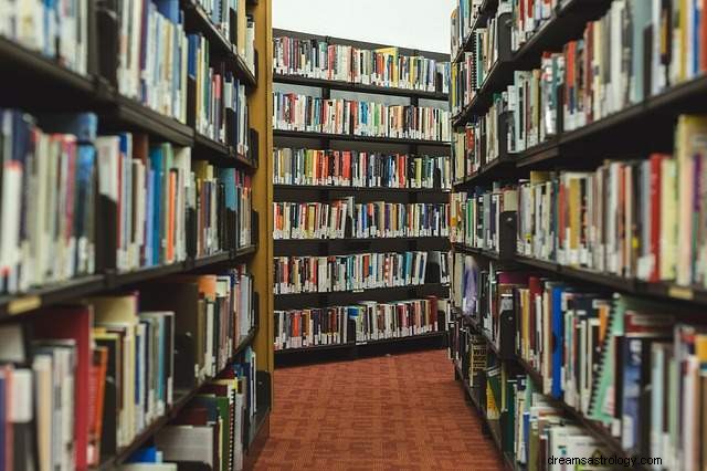 Interpretação de sonhos sobre uma biblioteca