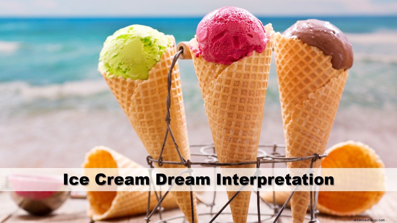 Interprétation des rêves de crème glacée