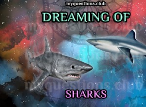SOÑAR CON TIBURONES