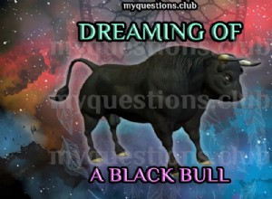 黒い雄牛の夢を見る