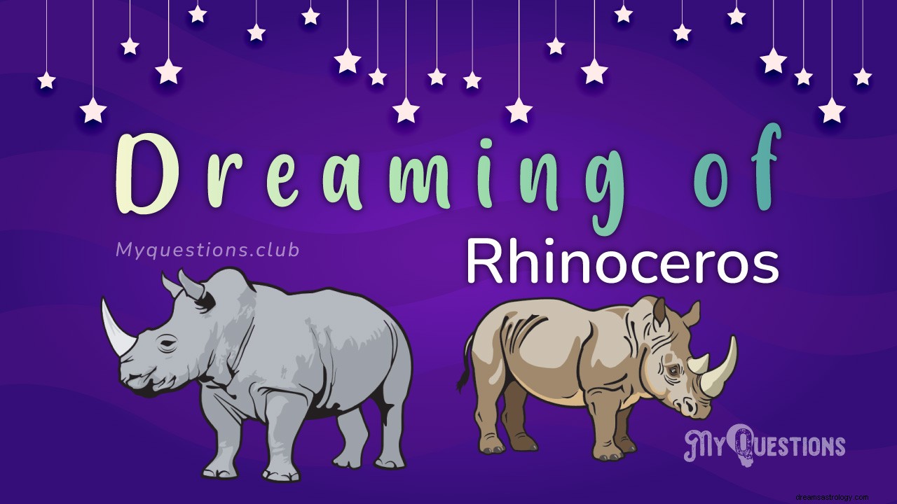 DROMEN VAN RHINOCEROS