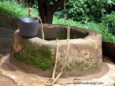 Sonho de buscar água de uma torneira ou poço