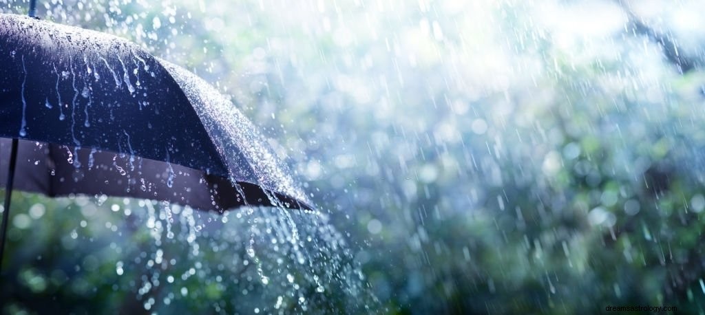 Deszcz – znaczenie i symbolika snu