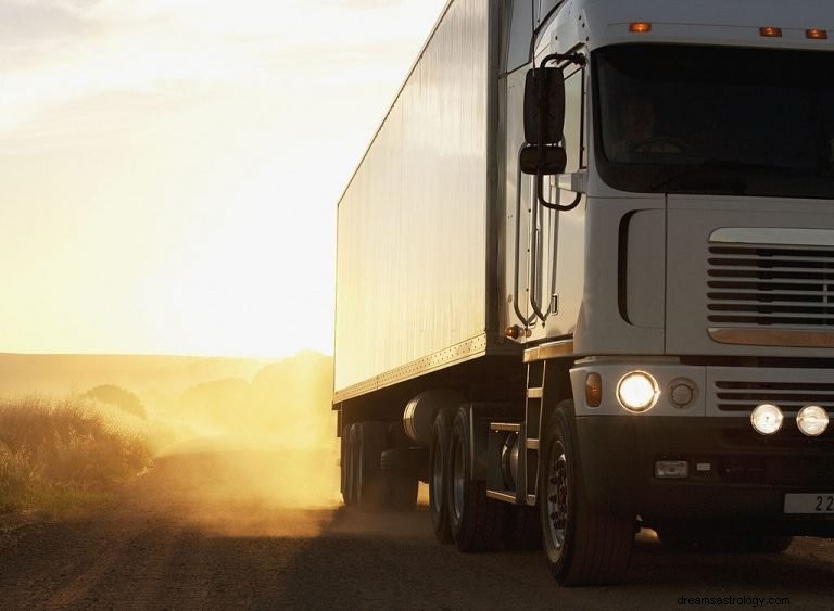 Vrachtwagen – Betekenis en symboliek van dromen
