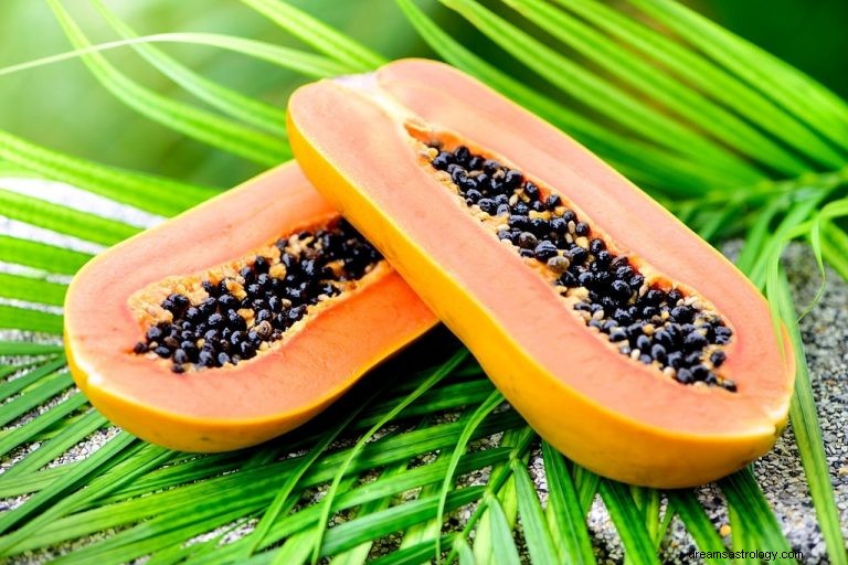 Papaya - Droombetekenis en symboliek