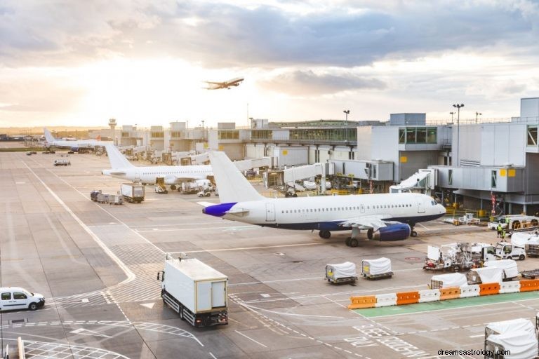 Flygplats – drömmening och symbolik