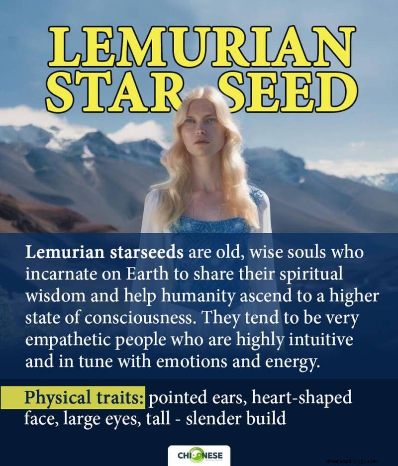Lemurian Starseeds:Identifikace vlastností, fyzických rysů a klíčových znaků 