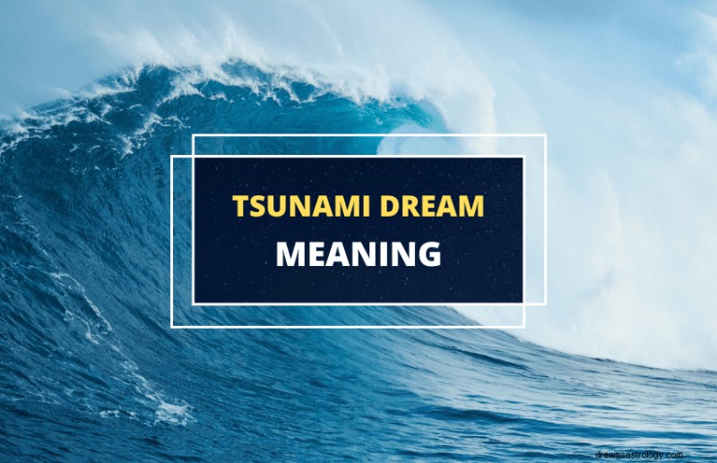 Vysvětlení snů tsunami:Symbolismus, význam a výklad 