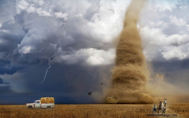 Dekódování snů Tornado:Co odhalují o vašem vnitřním neklidu 
