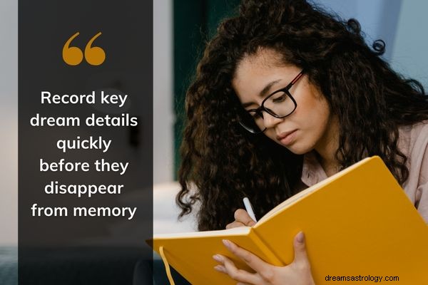 Consejos para el diario de sueños:dominar el arte de registrar sus visiones nocturnas 